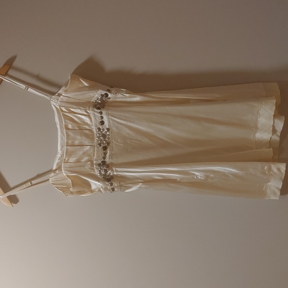 Marciano Women's Embellished Silk Dress - Picture 4 of 9